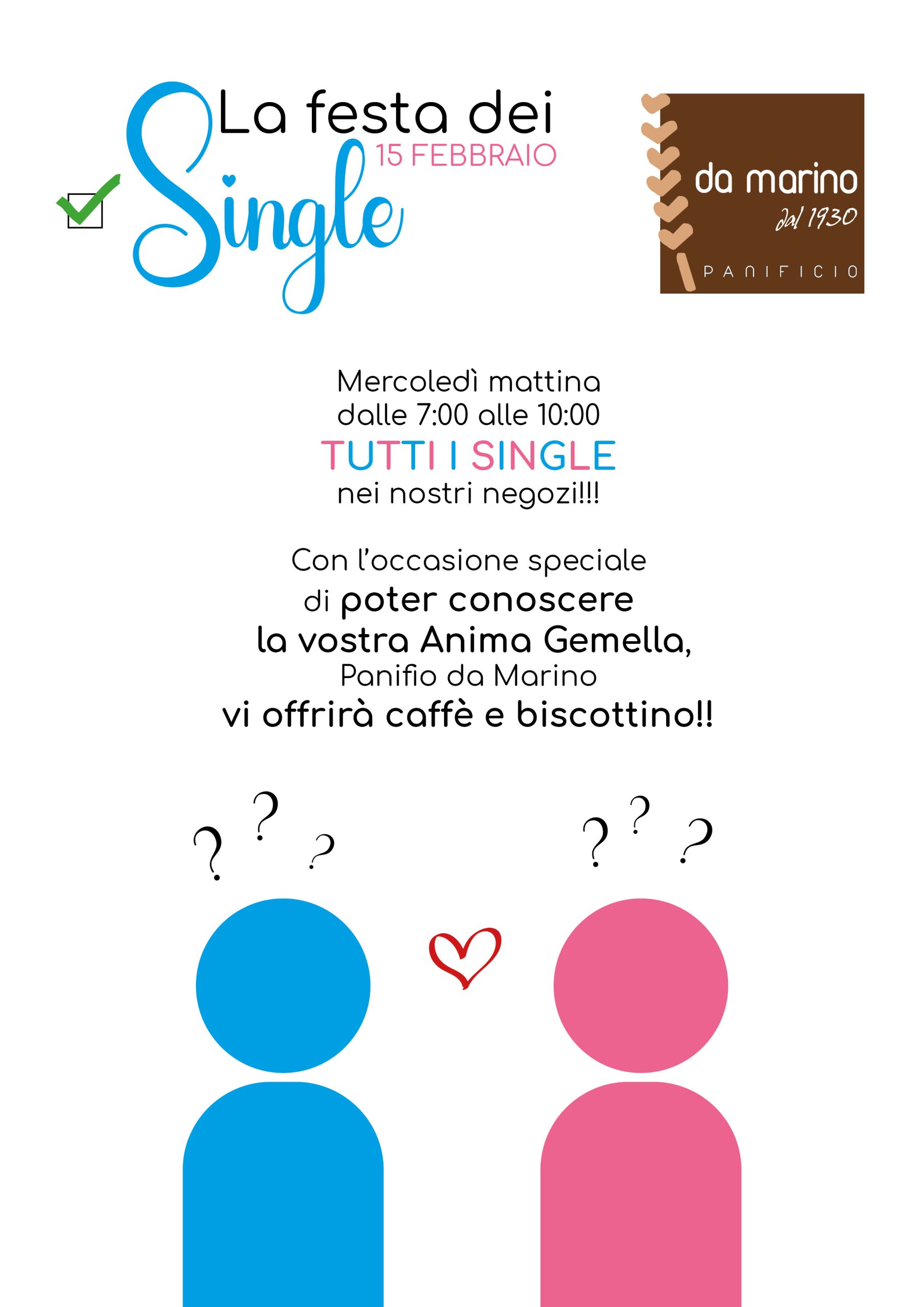 LA FESTA DEI SINGLE Panificio da Marino